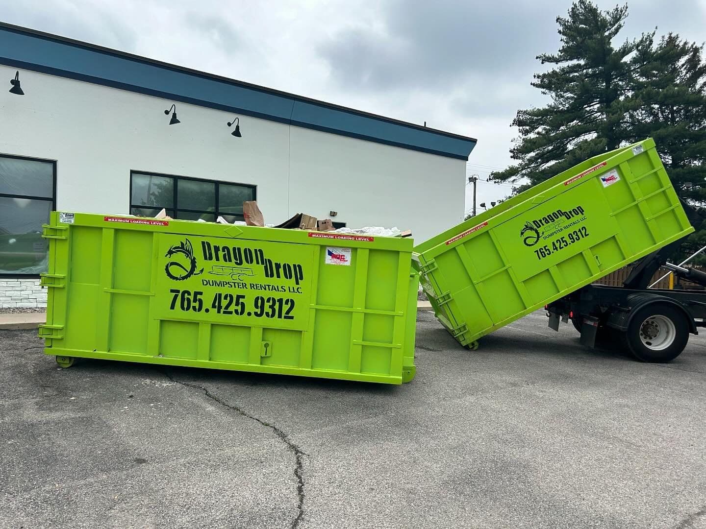 dumpster rental anderson in