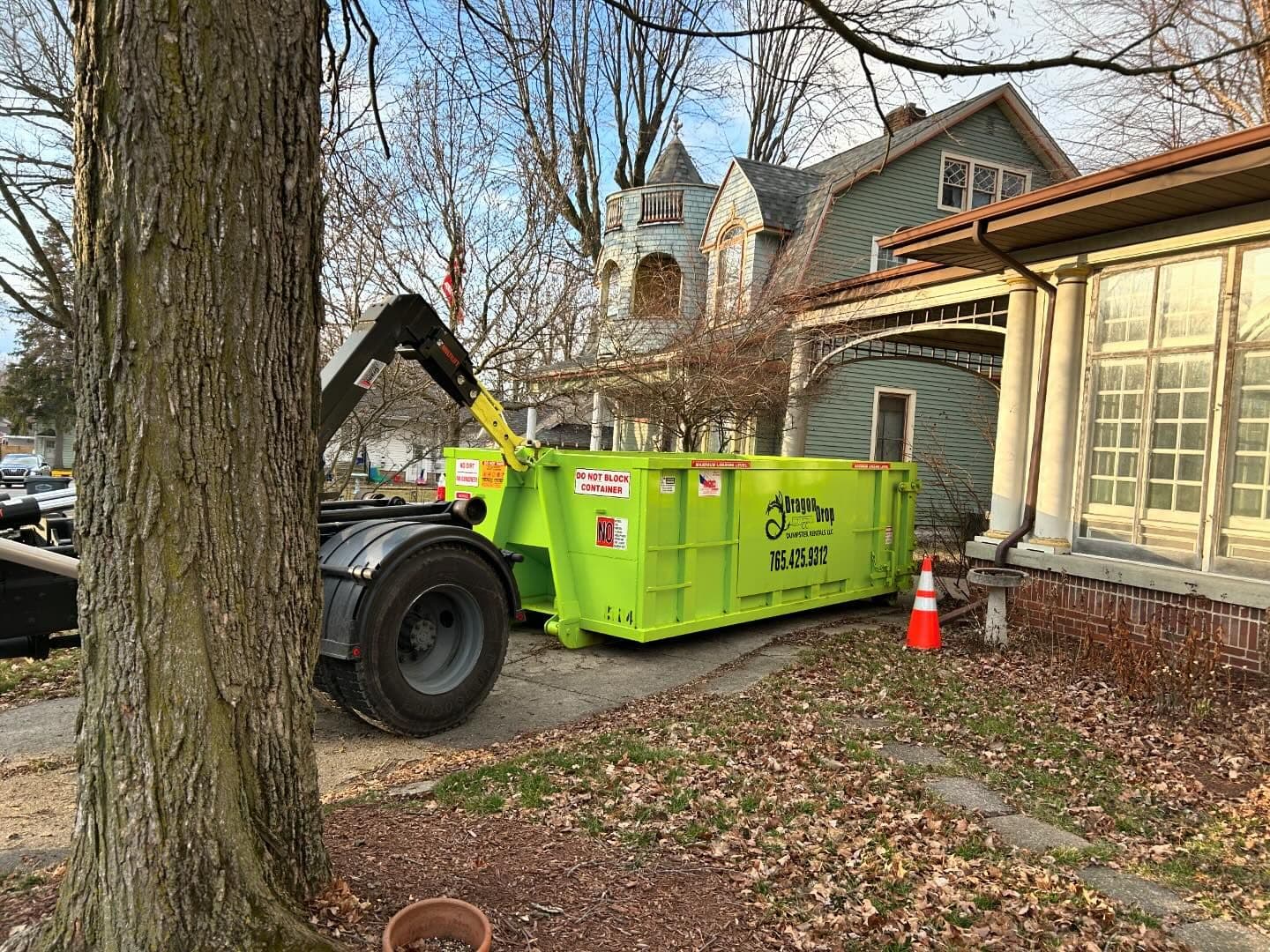dumpster rental anderson in