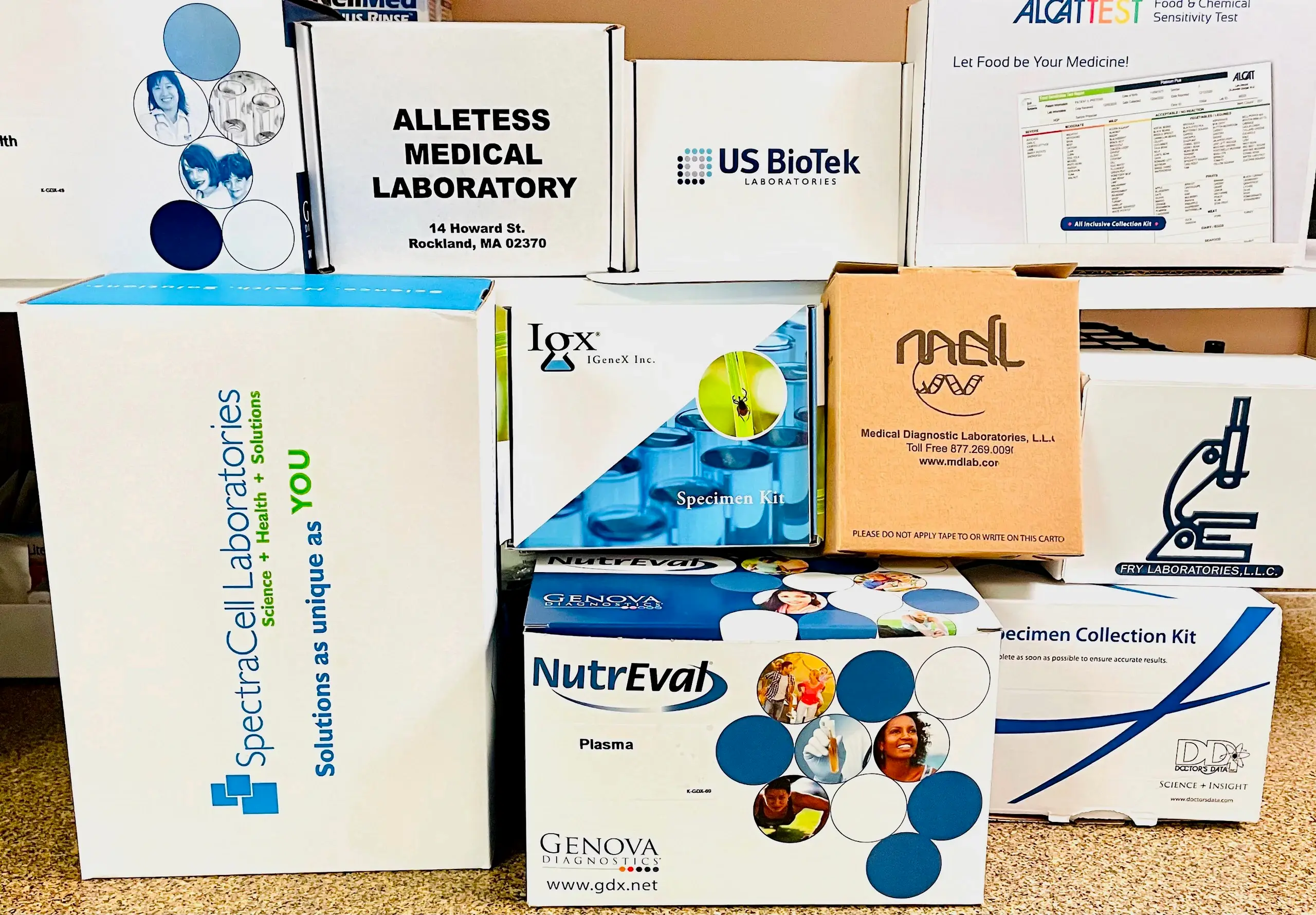 Picture of specialized lab test kits