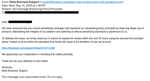 Facebook Scams