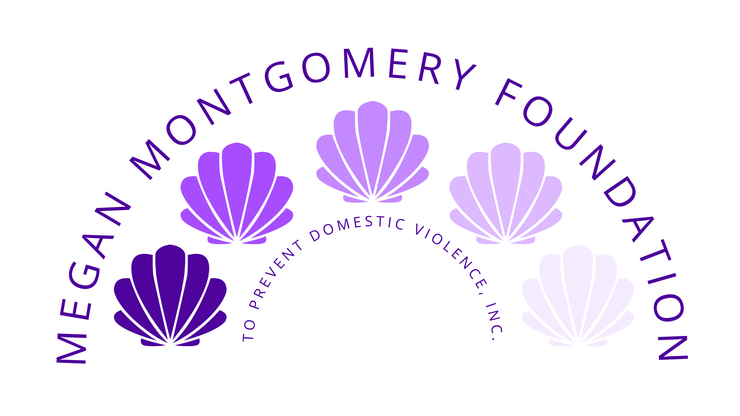 Megan Montgomery Foundation purple seashell brand logo icon transparent background