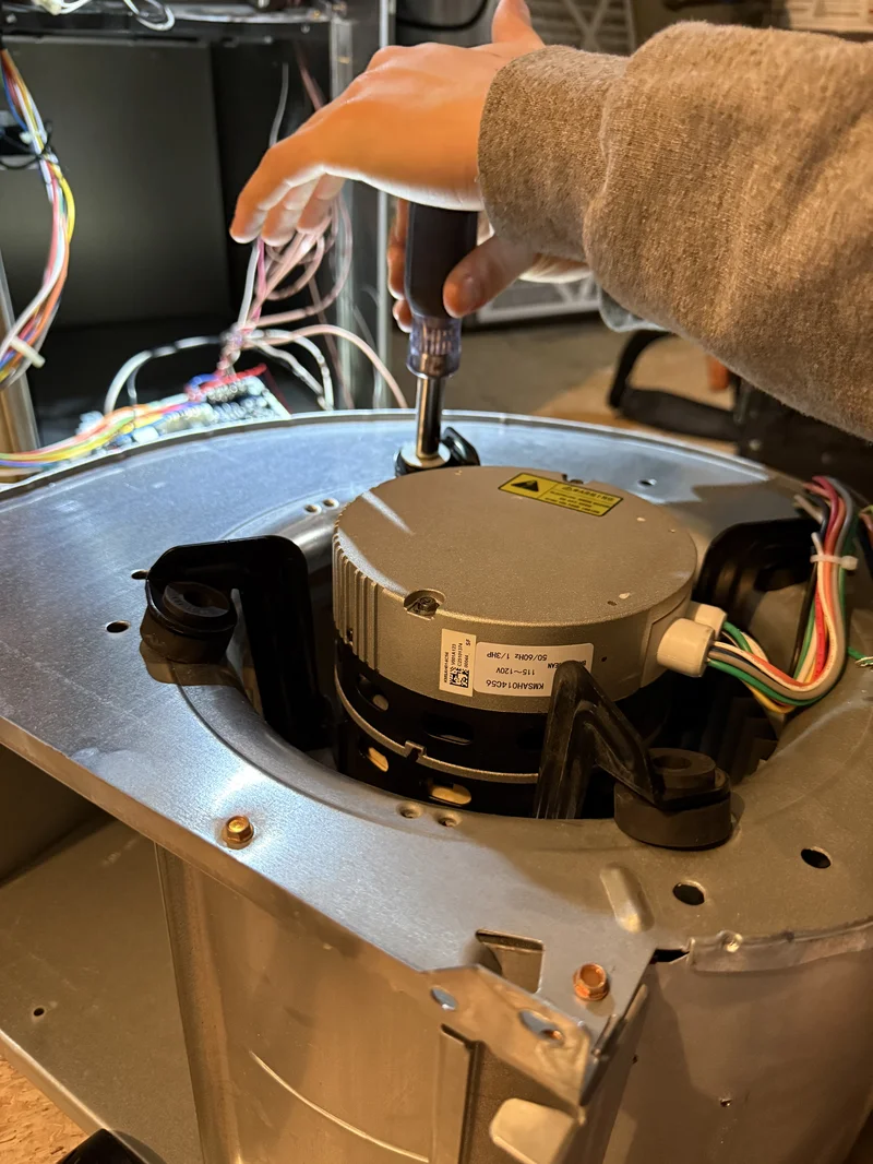 Fan motor of an HVAC unit
