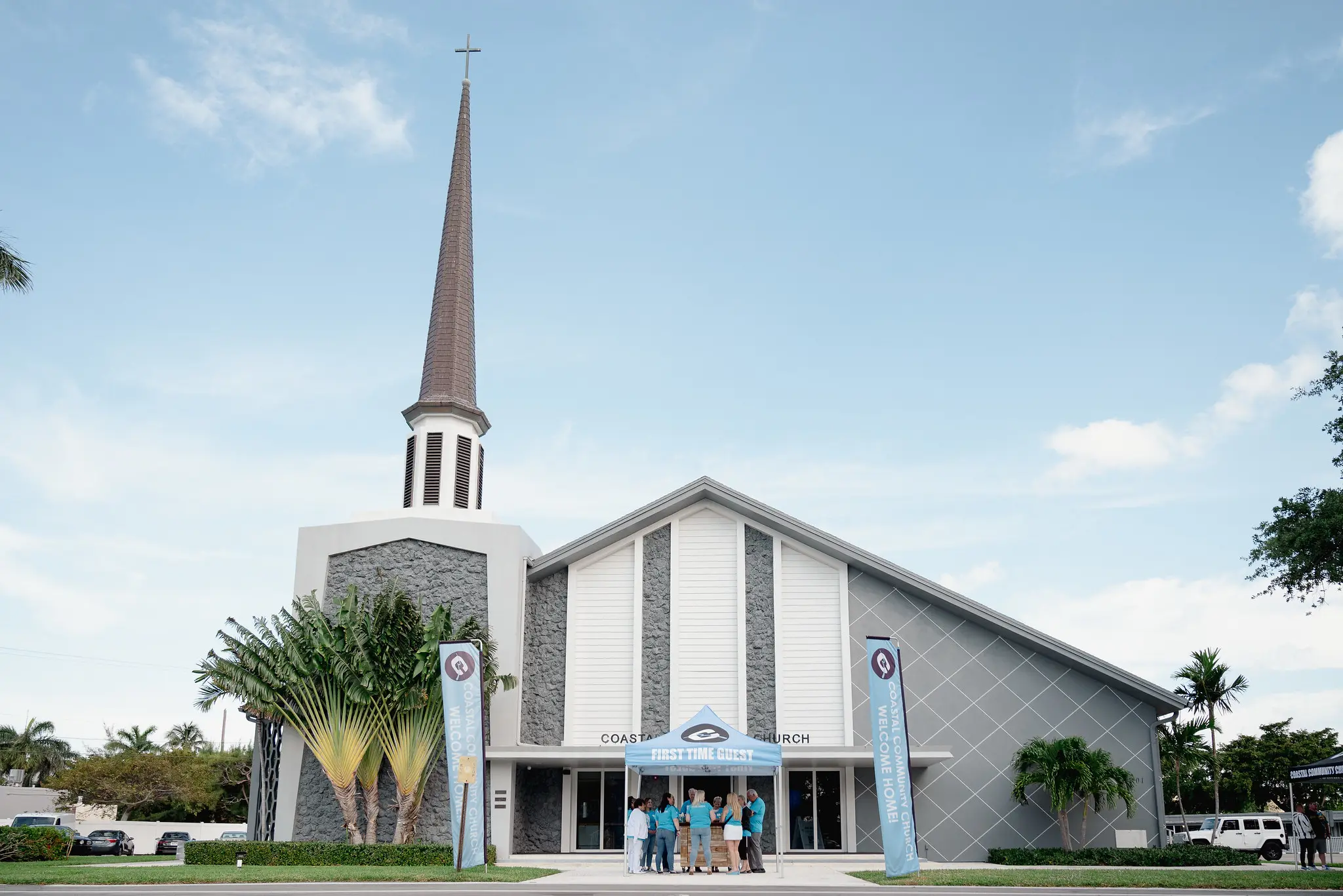 coastal community church building in parkland, florida
