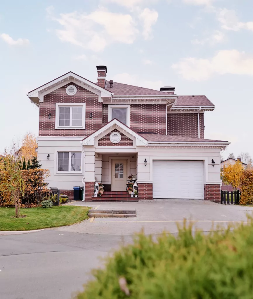 beautiful suburban home