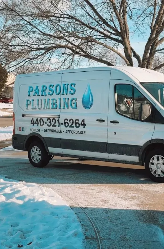 parsons plumbing van side view