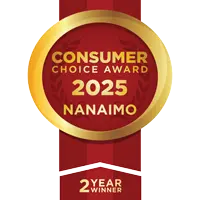 Consumer Choice Award 2025 badge for Nanaimo - 2-year winner