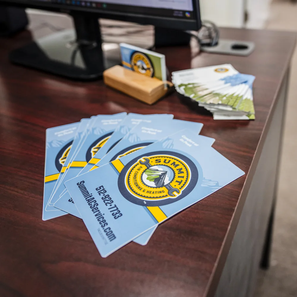Summit AC branded cards