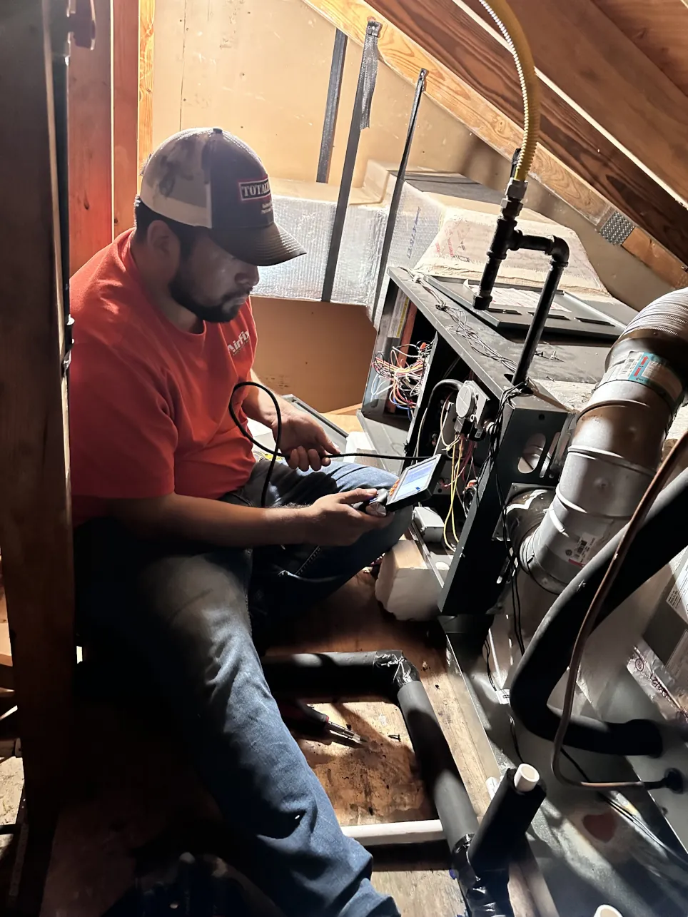 Furnace maintenance service by AirFix Mechanical
