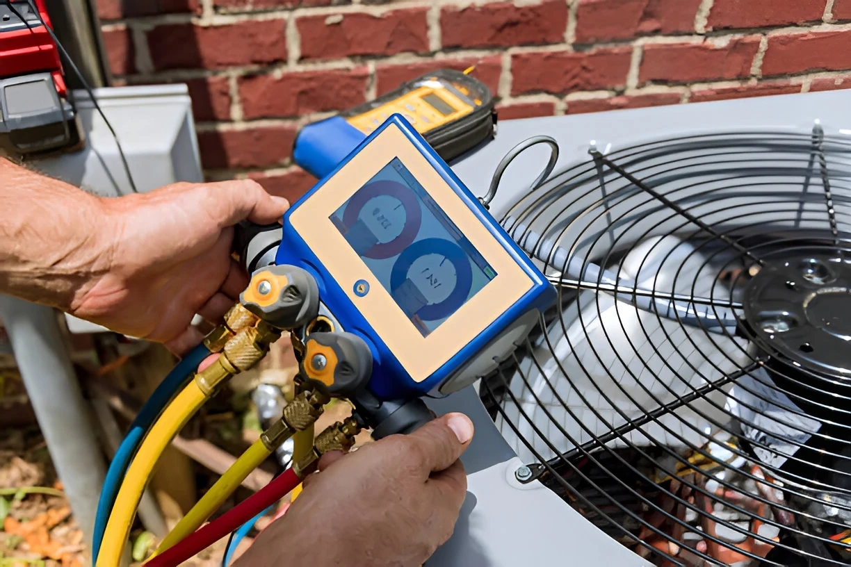 Residential HVAC installation project
