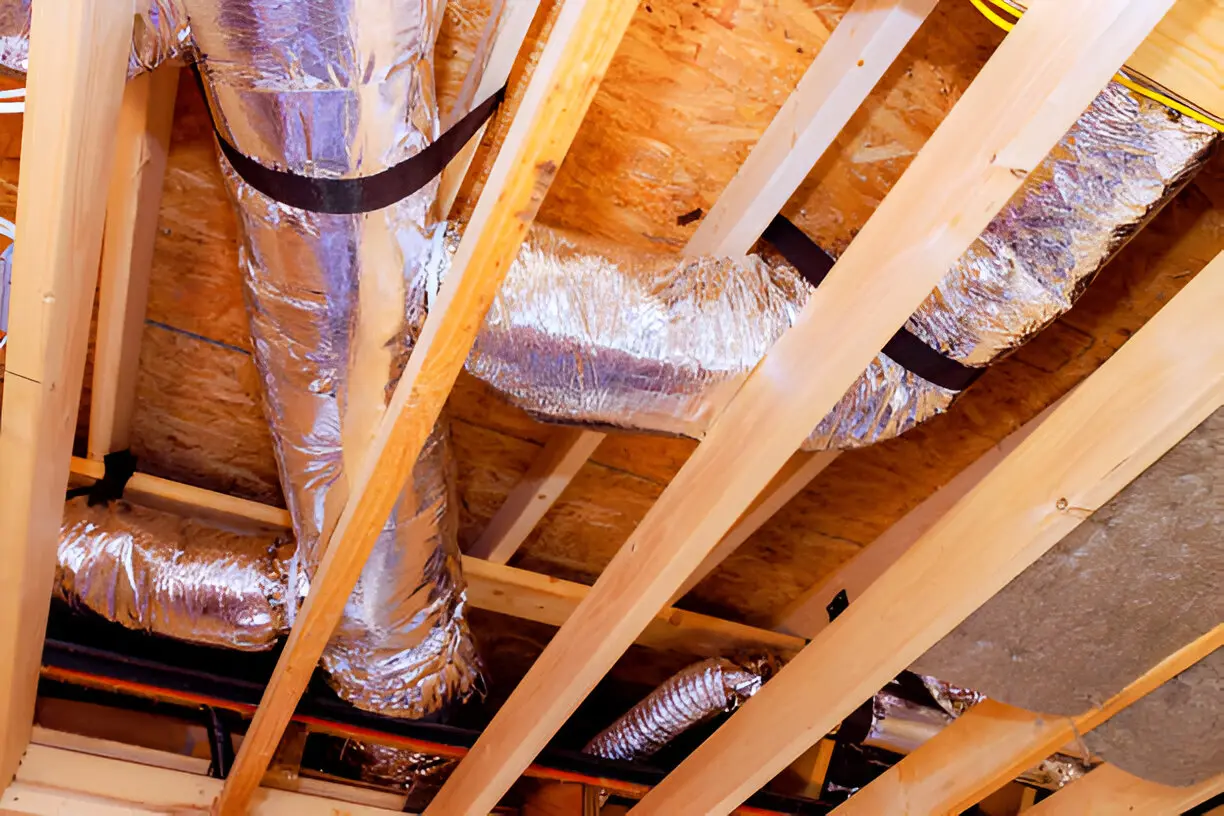 Home remodel with new HVAC system