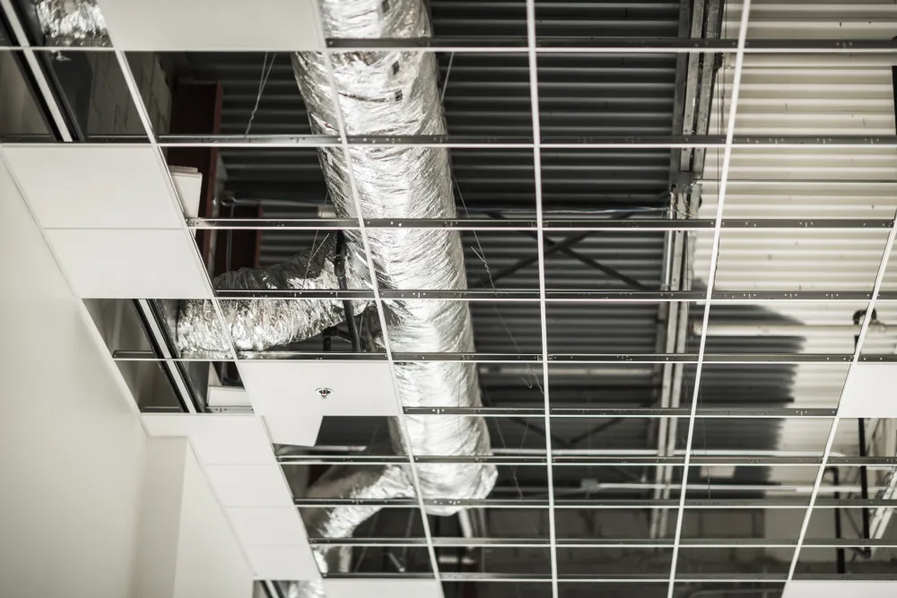 Hvac system on commercial building