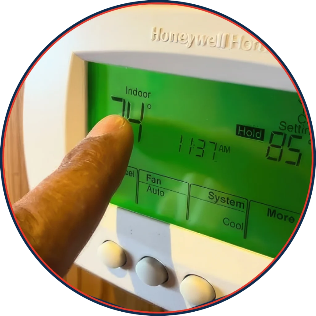 Controlling digital thermostat