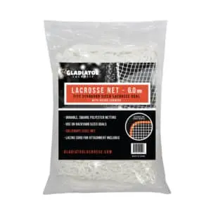 Gladiator Lacrosse® 6.0 mm Lacrosse Goal Replacement Net "Rounded Corners" 6x6x7