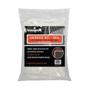 Gladiator Lacrosse® 6 mm Heavy Duty Professional Replacement Net "Square Corners" 6x6x7