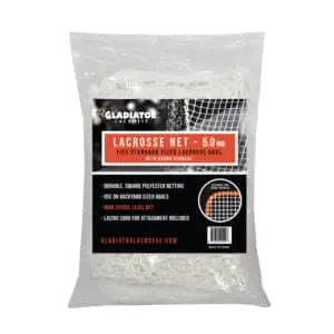 Gladiator Lacrosse® 5.0 mm Lacrosse Goal Replacement Net "Rounded Corners" 6x6x7