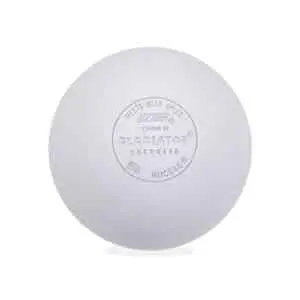 Gladiator Lacrosse® Single Official Lacrosse Ball - White - Meets NOCSAE Standards, SEI Certified