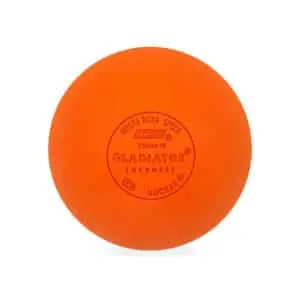 Gladiator Lacrosse® Single Official Lacrosse Ball – Orange – Meets NOCSAE Standards, SEI Certified