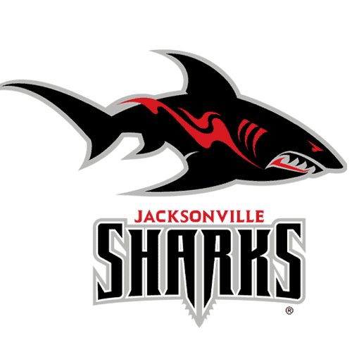 Shark logo for Jacksonville Sharks, a professional arena football team.