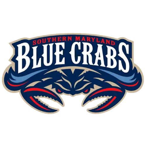 Logo of the Blue Crabs Southern Maryland baseball team.