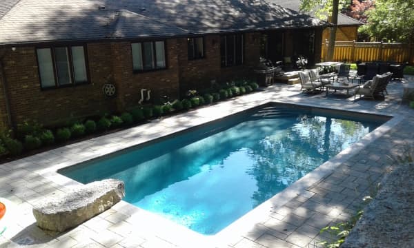 Residential swimming pool London Ontario