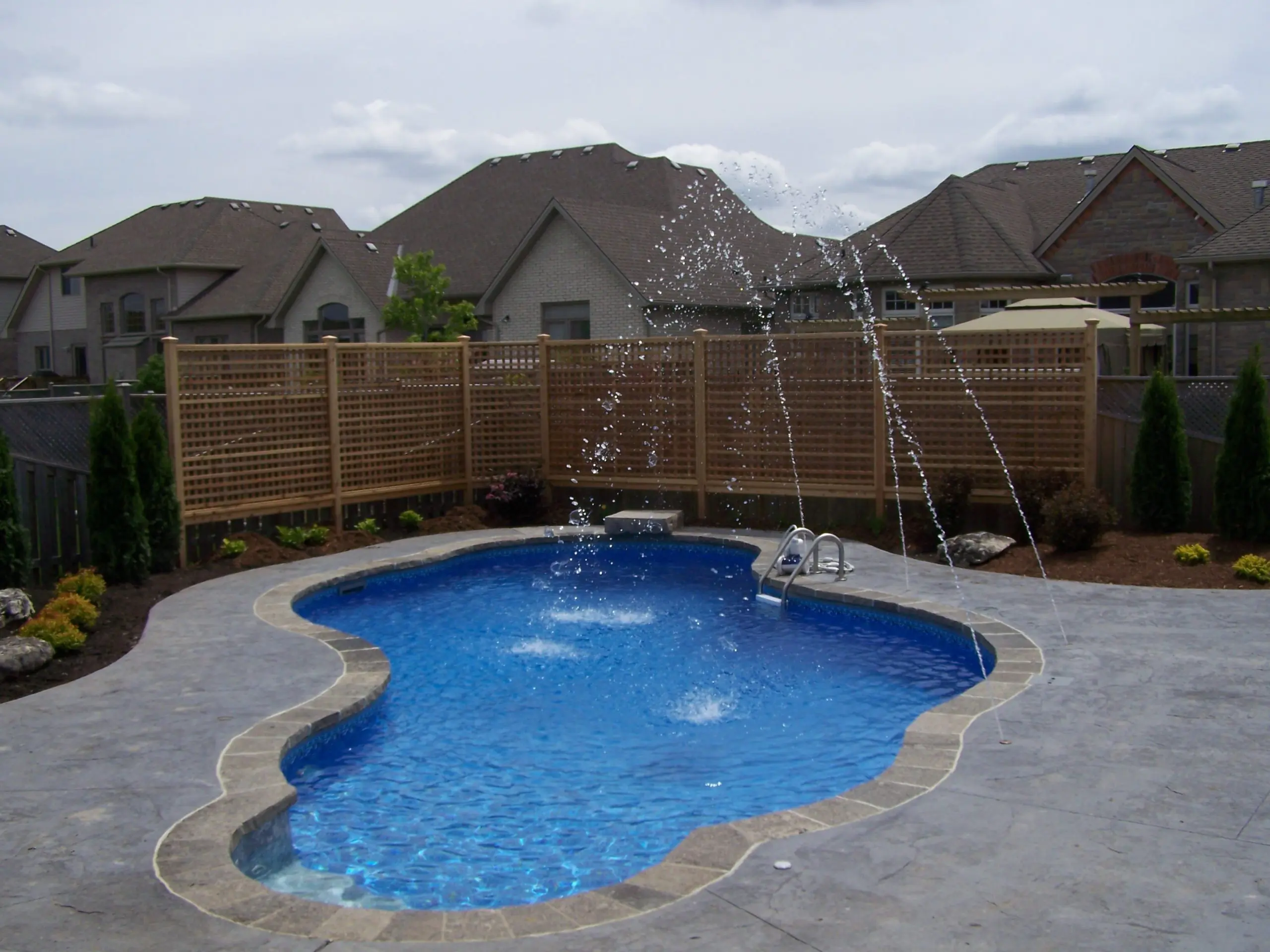 Residential swimming pool London Ontario