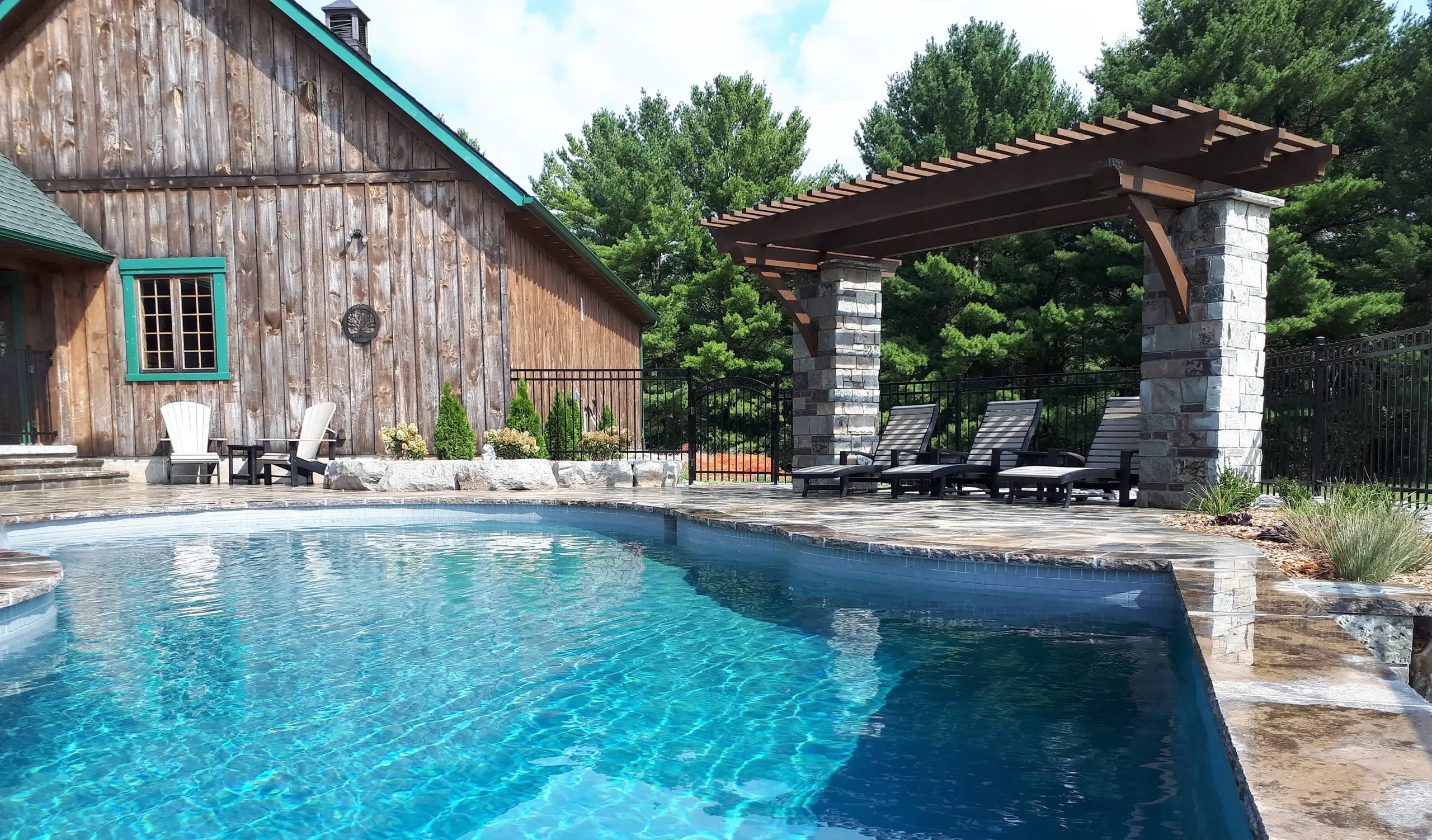 Residential swimming pool London Ontario