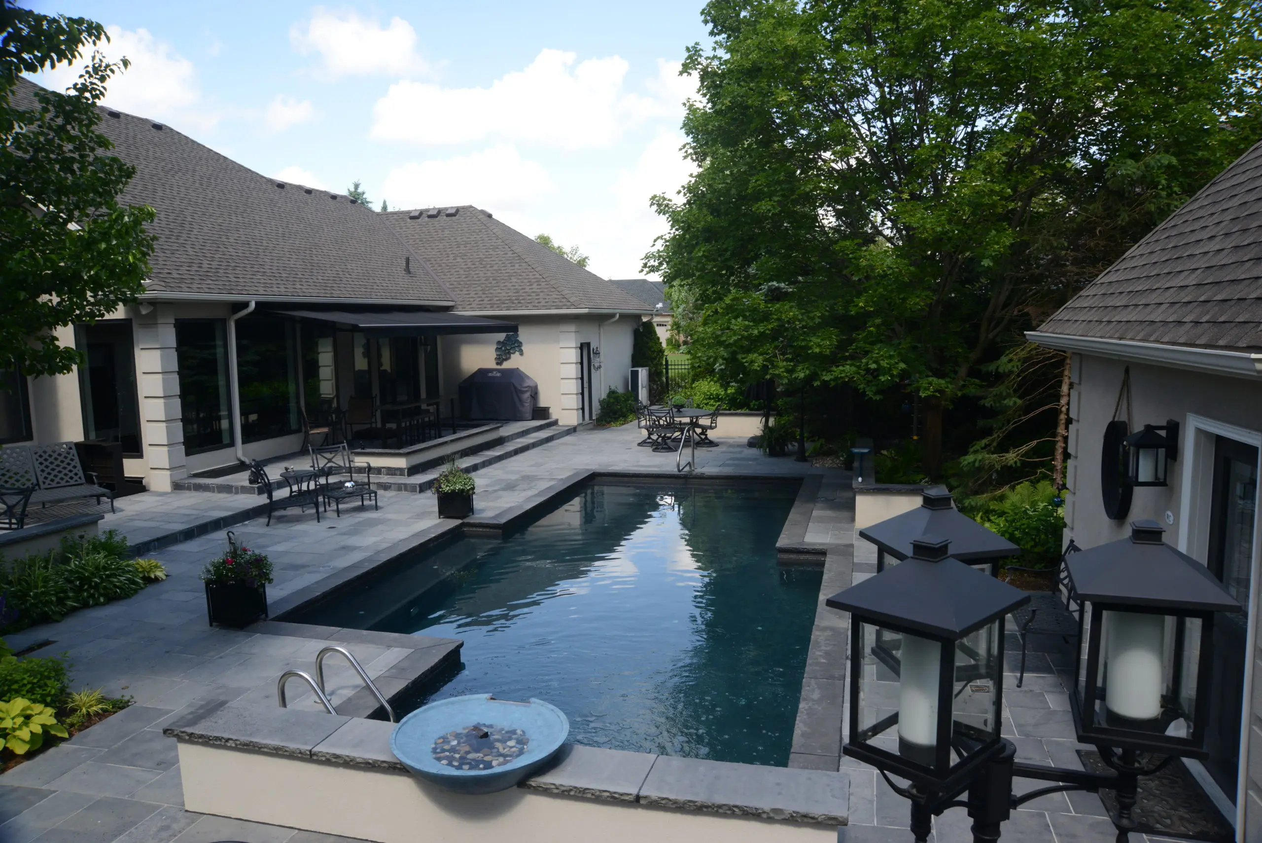 Residential swimming pool London Ontario