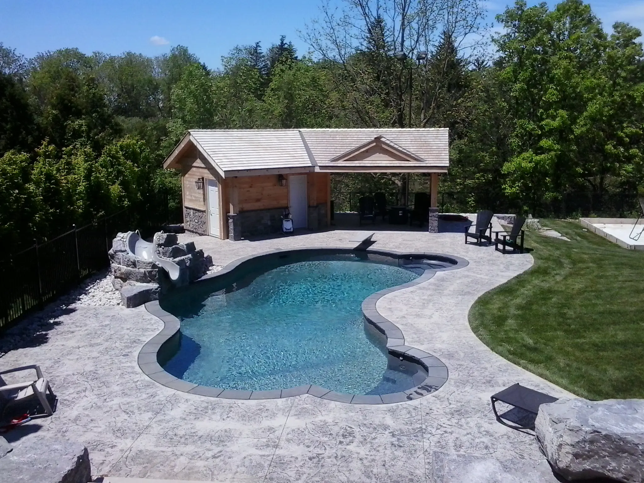Residential swimming pool London Ontario