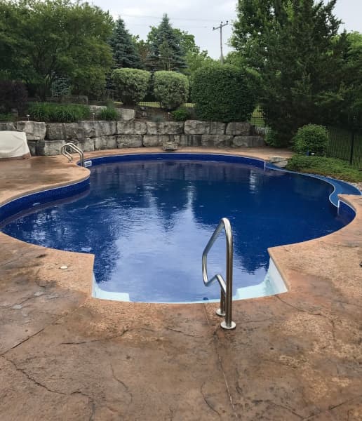 Residential swimming pool London Ontario