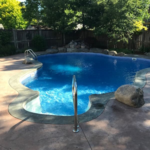 Residential swimming pool London Ontario