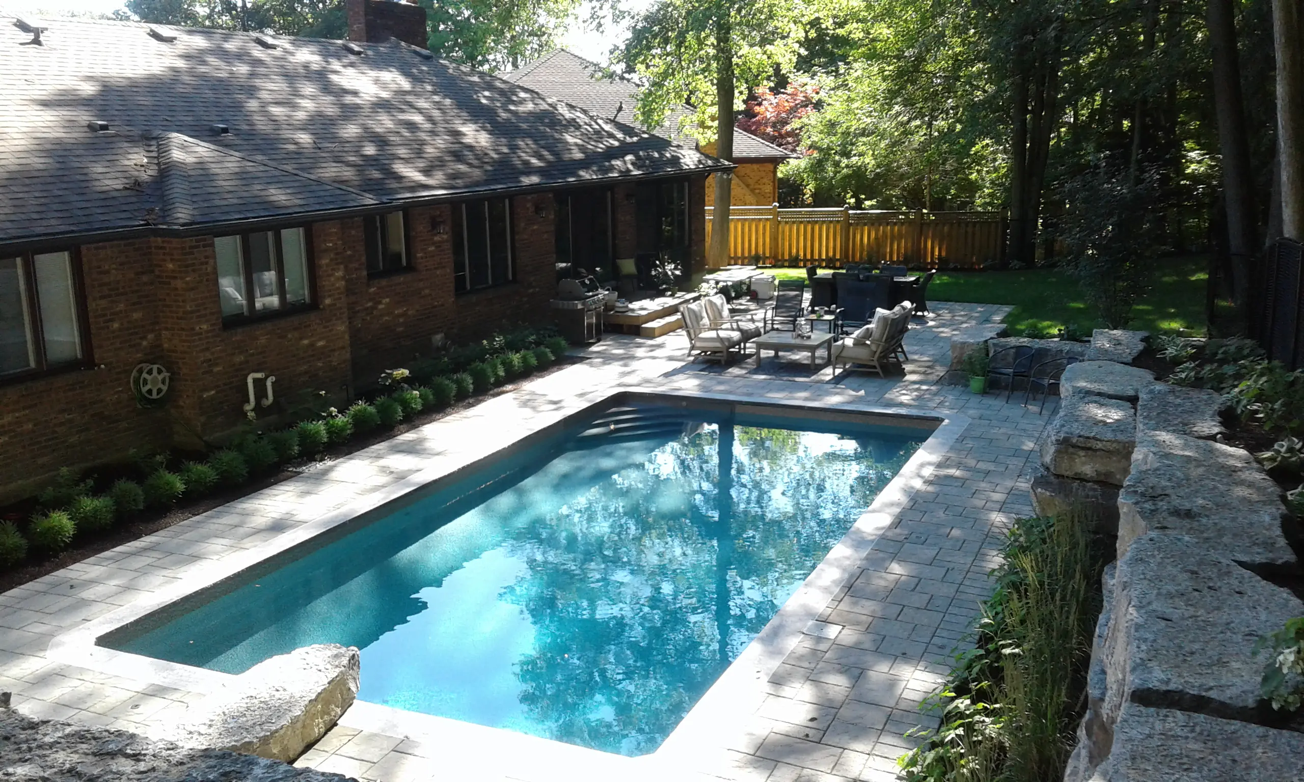 Residential swimming pool London Ontario