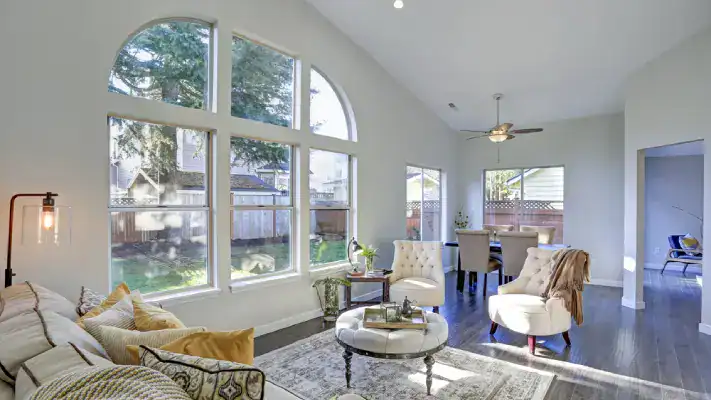 All furniture and accessories are returned to their original positions