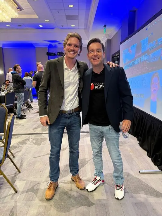 With Josh Nelson after his Build Without Burnout session