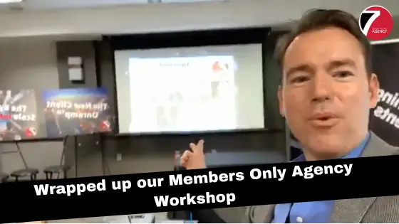Wrapped up our Members Only Agency Workshop