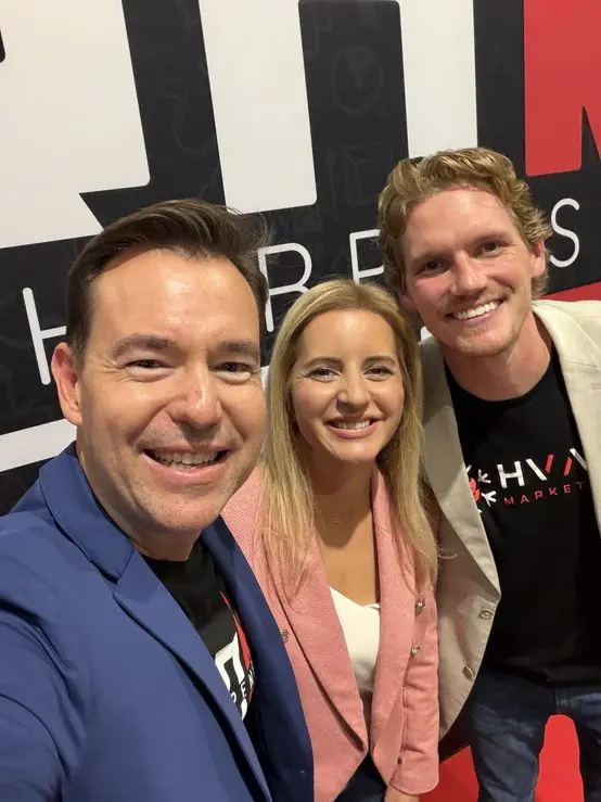 Luke with Josh and Yesenia Nelson at Iron Sharpens Iron