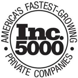 Inc. 5000 America's Fastest-Growing Private Companies seal