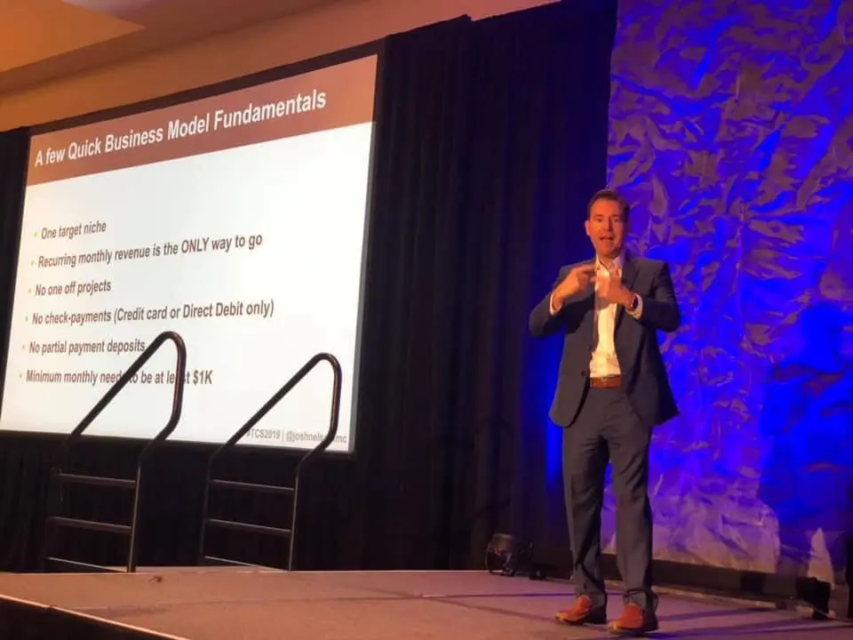 Josh Speaking at Traffic & Conversion Summit