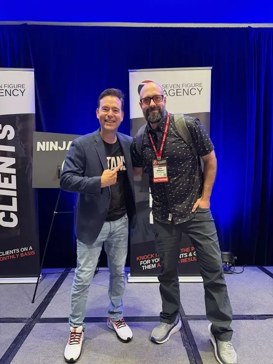 With Josh Nelson at a Seven Figure Agency Member Intensive