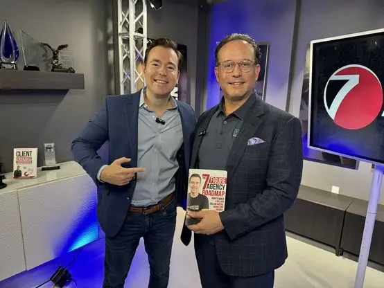 In the studio with The Seven Figure Agency Roadmap