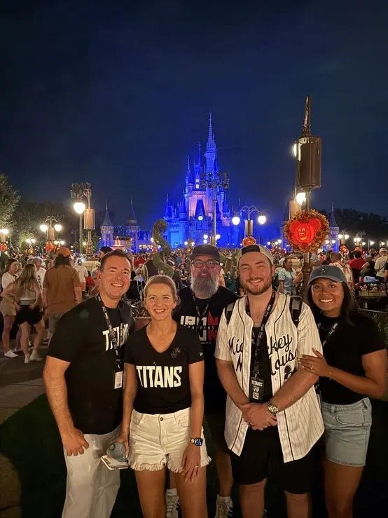 With the Titans group at Magic Kingdom