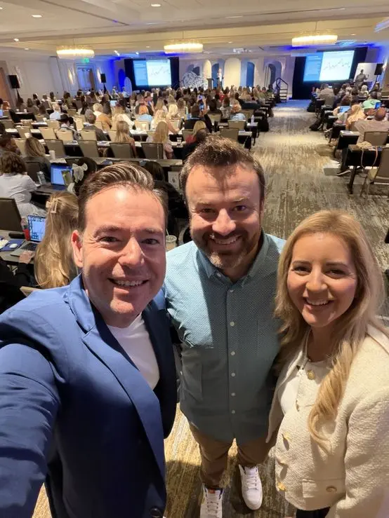 With Josh and Yesenia Nelson at an industry conference