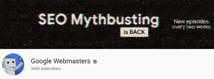 Google Webmaster Help YouTube Channel