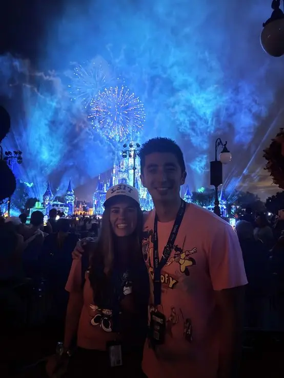 Titans night at Magic Kingdom with Jennifer
