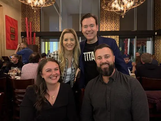 Matt Foreman at a Seven Figure Agency Elite dinner