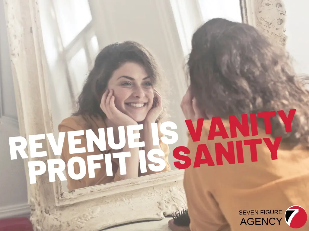 Revenue is vanity… Profit is sanity