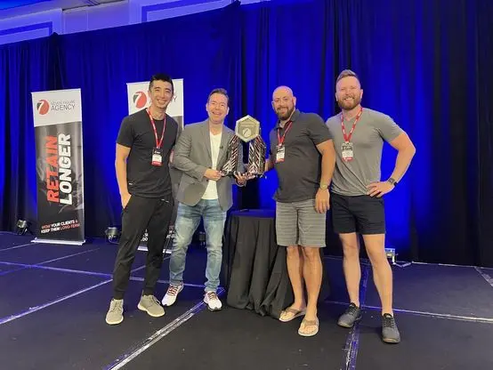 Mastermind Champions trophy presentation with Josh Nelson