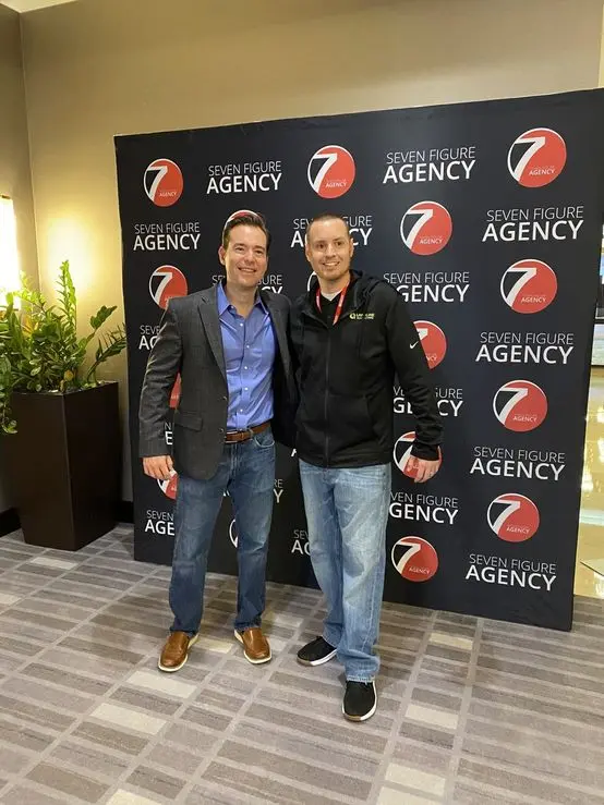 With Josh Nelson at a Seven Figure Agency event