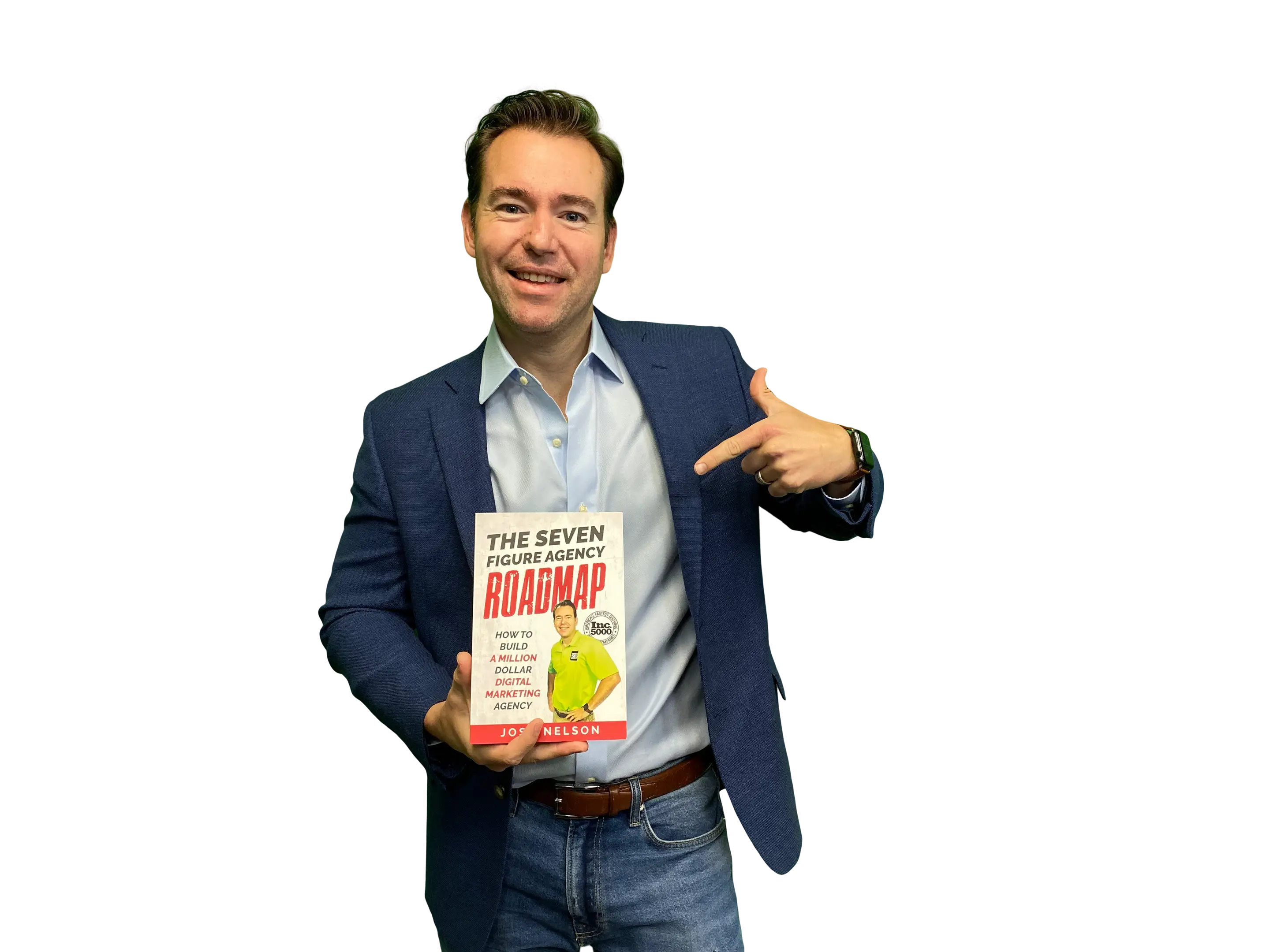Get a Free Copy of The Seven Figure Agency Roadmap Book by Josh Nelson