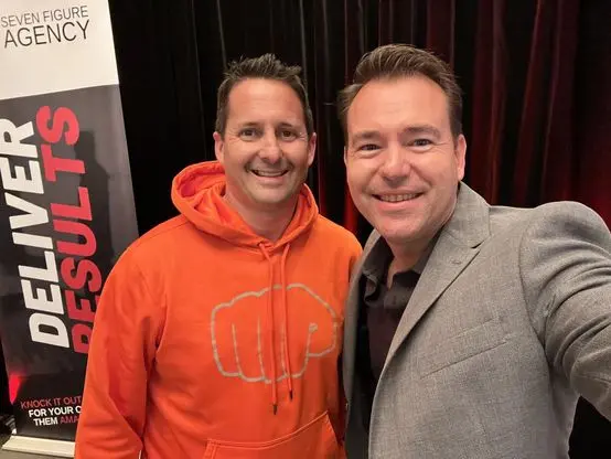 With Josh Nelson at a Seven Figure Agency event