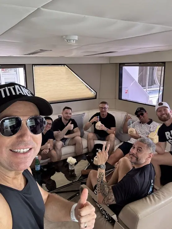 On the water with the Titans mastermind group
